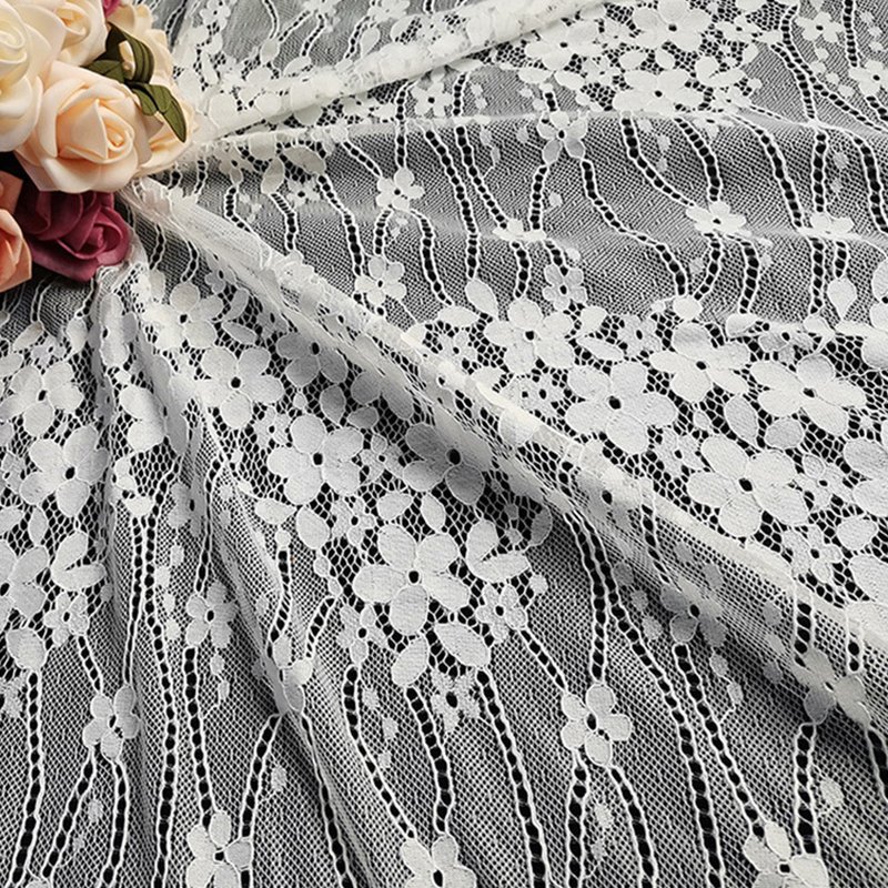 Lace Fabric Women's Nylon Warp Knit for Women's Wear Wholesale Supplie 6